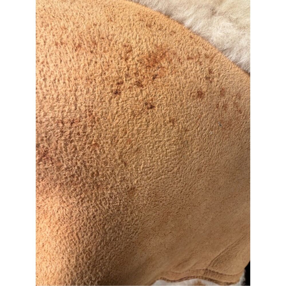 L.L.Bean Vintage Shearling Sheepskin Coat USA Made Men's XL - Picture 12 of 14